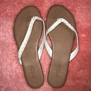 Tan sandals